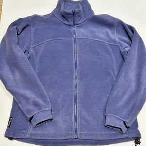 Columbia Fleece Jacket Womens Large Full Zip Purple Sweater Vertex  Ladies‎